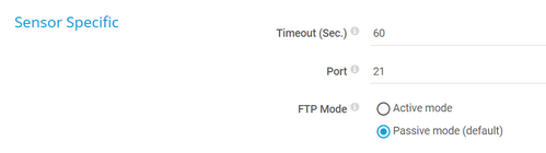 Sensor Specific